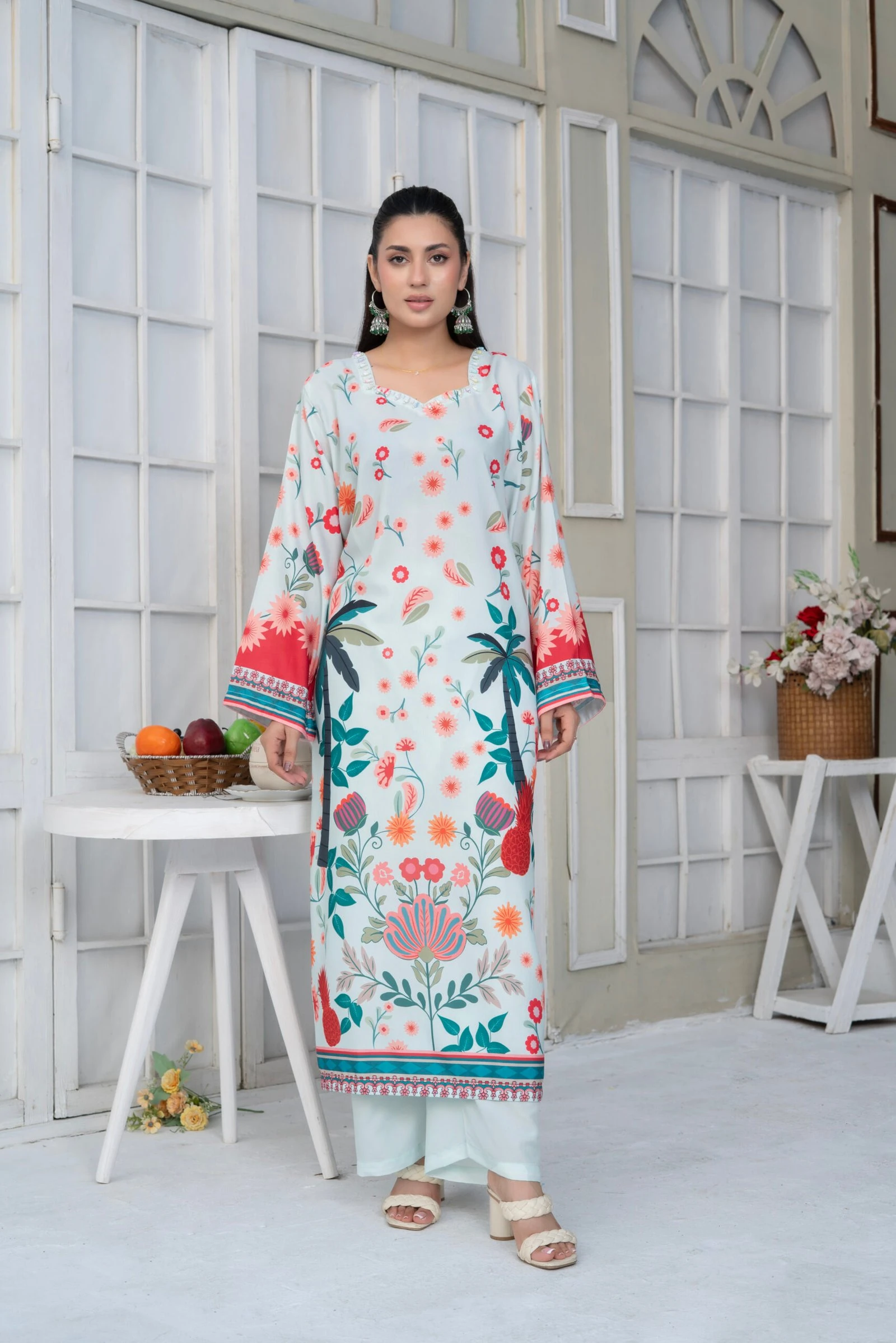 Minaal 2PC - White Tropical Suit