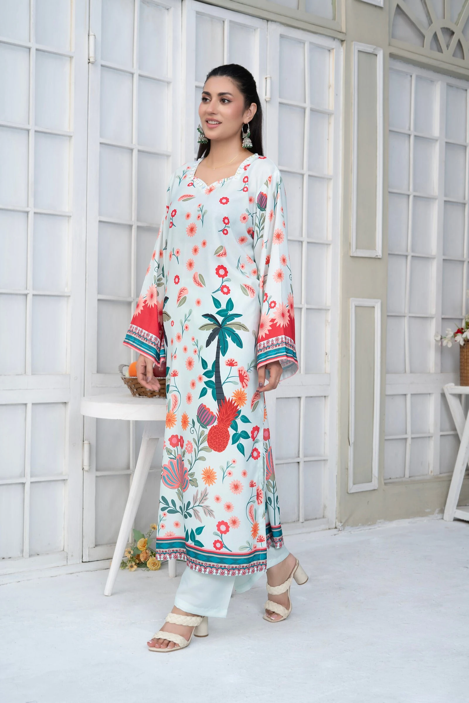 Minaal 2PC - White Tropical Suit