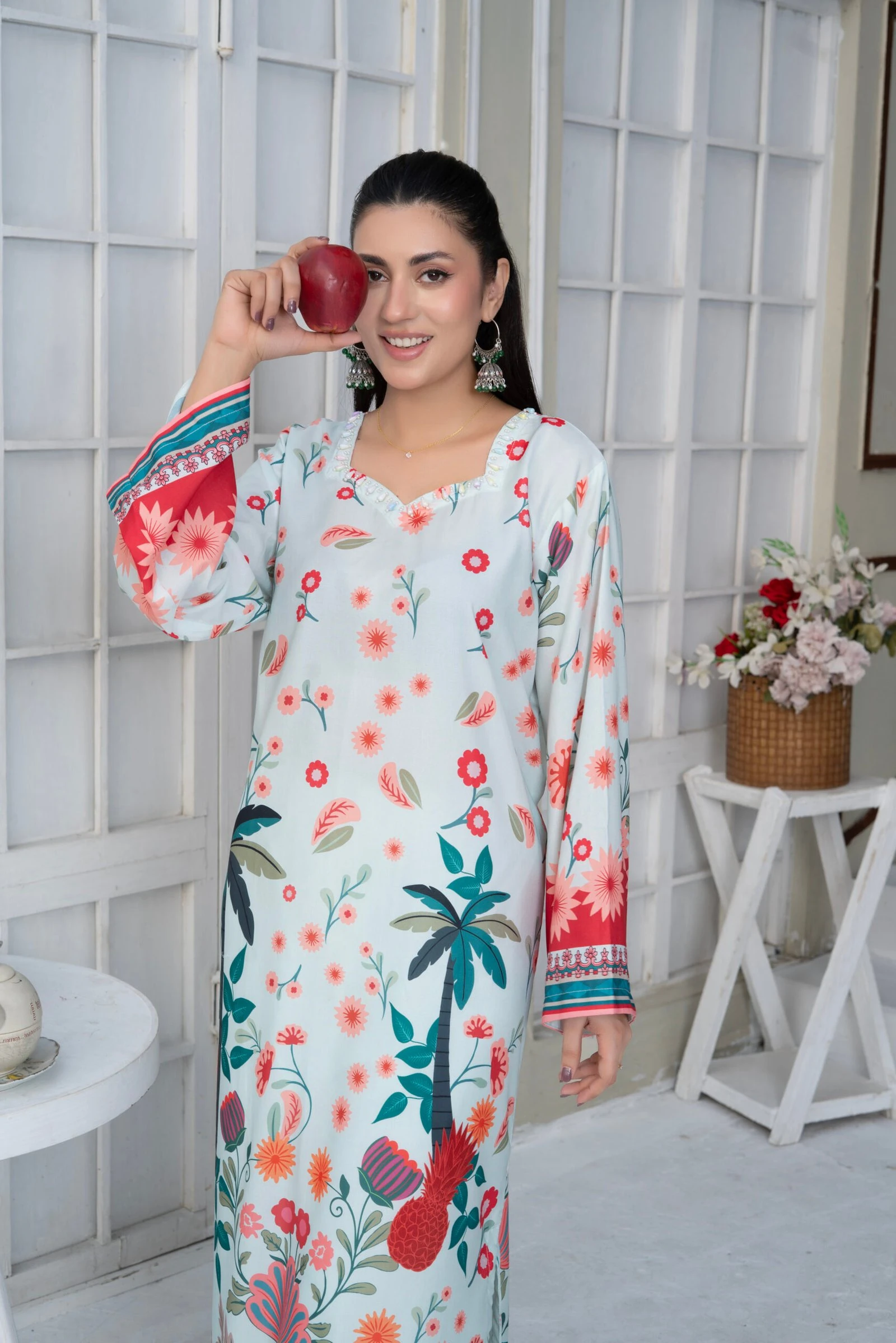 Minaal 2PC - White Tropical Suit
